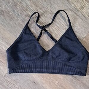 Women's Charcoal Lululemon Align V-Neck Bra